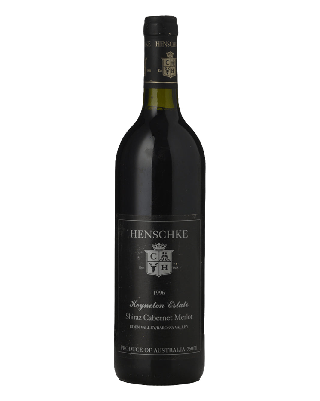 1996 Henschke Keyneton Estate Shiraz Cabernet Malbec 750ml Base of Neck, Minor Label Damage