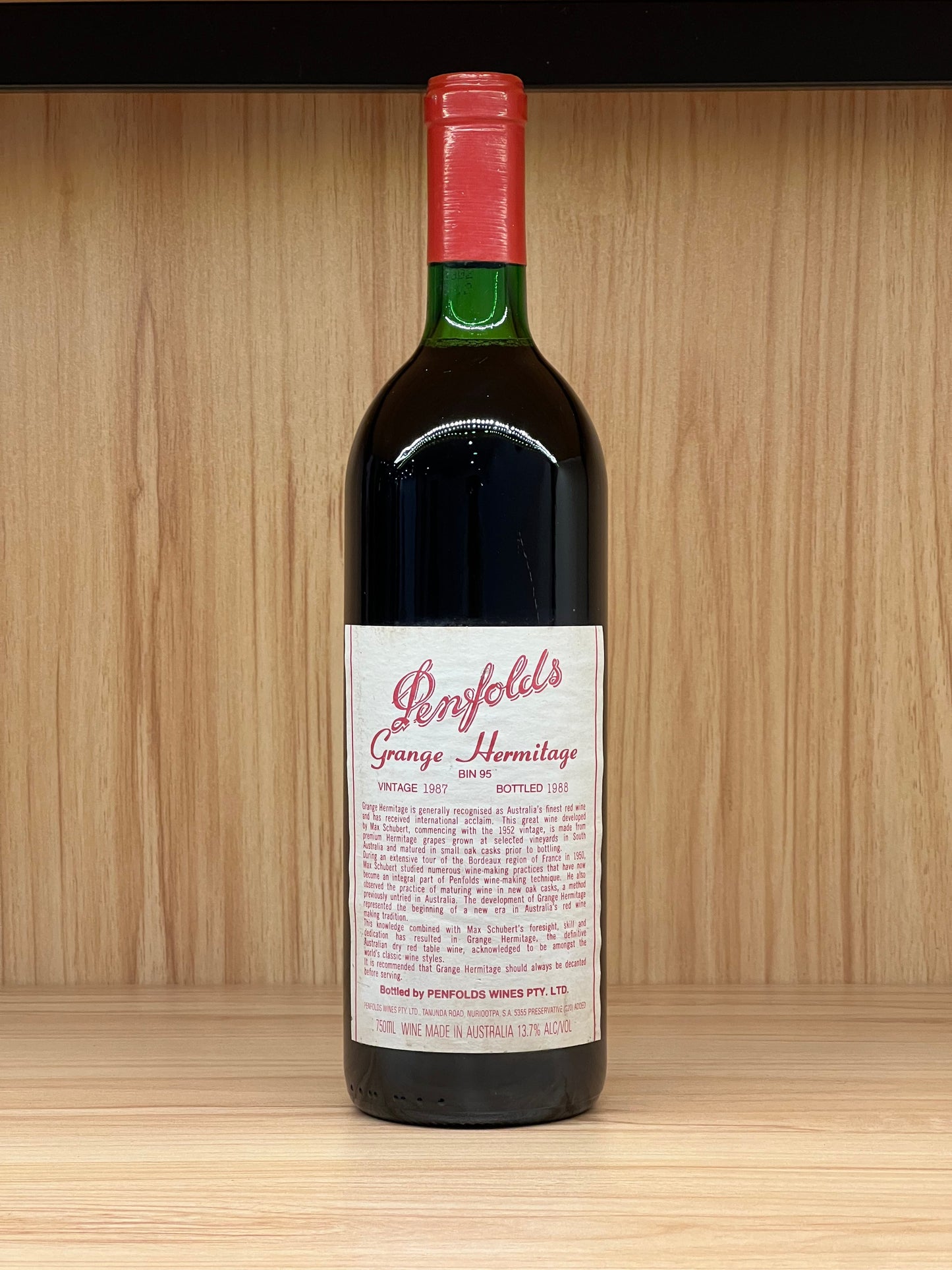 1987 Penfolds Bin 95 Grange Shiraz 750ml