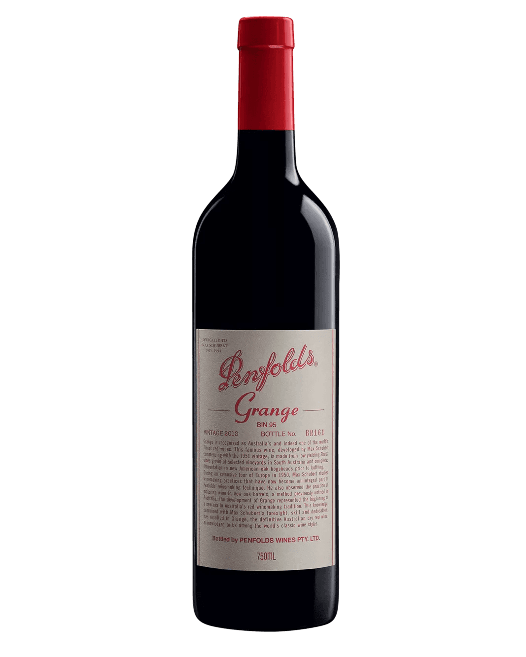 2012 Penfolds Bin 95 Grange Shiraz 750ml