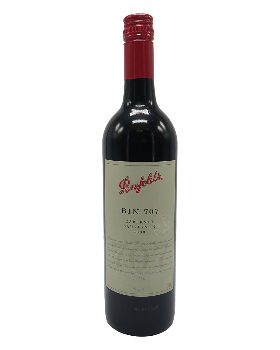 2008 年奔富 Bin 707 赤霞珠 750 毫升