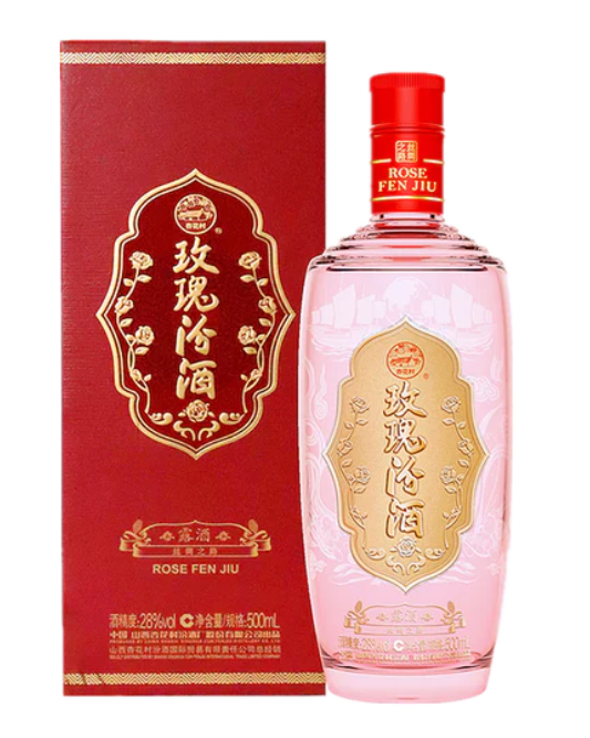 在Malvern Valley Liquor 在线购买汾酒玫瑰白酒28 度500 毫升