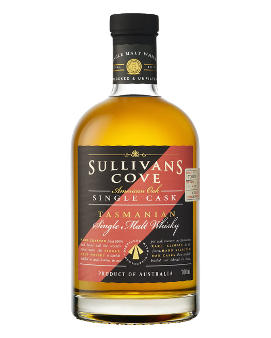 Sullivans Cove 12 Year Old American Oak Second-Fill TD0394 Single Malt Whisky 700ml