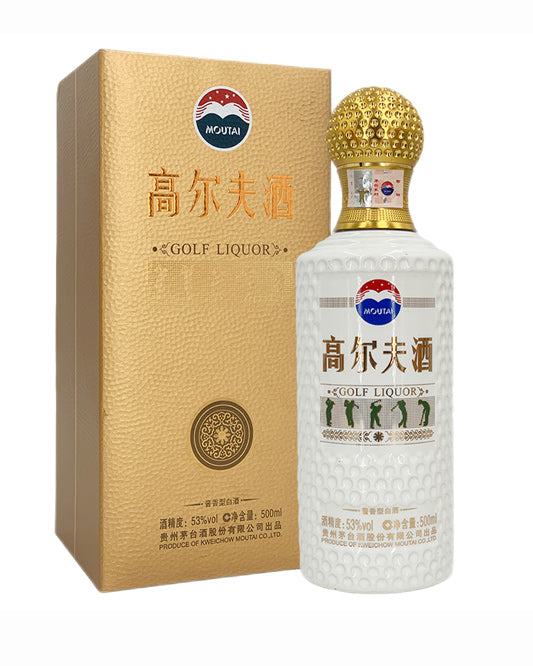 Kweichow Moutai 'Golf Liquor' 53% Baijiu 500ml |Malvern