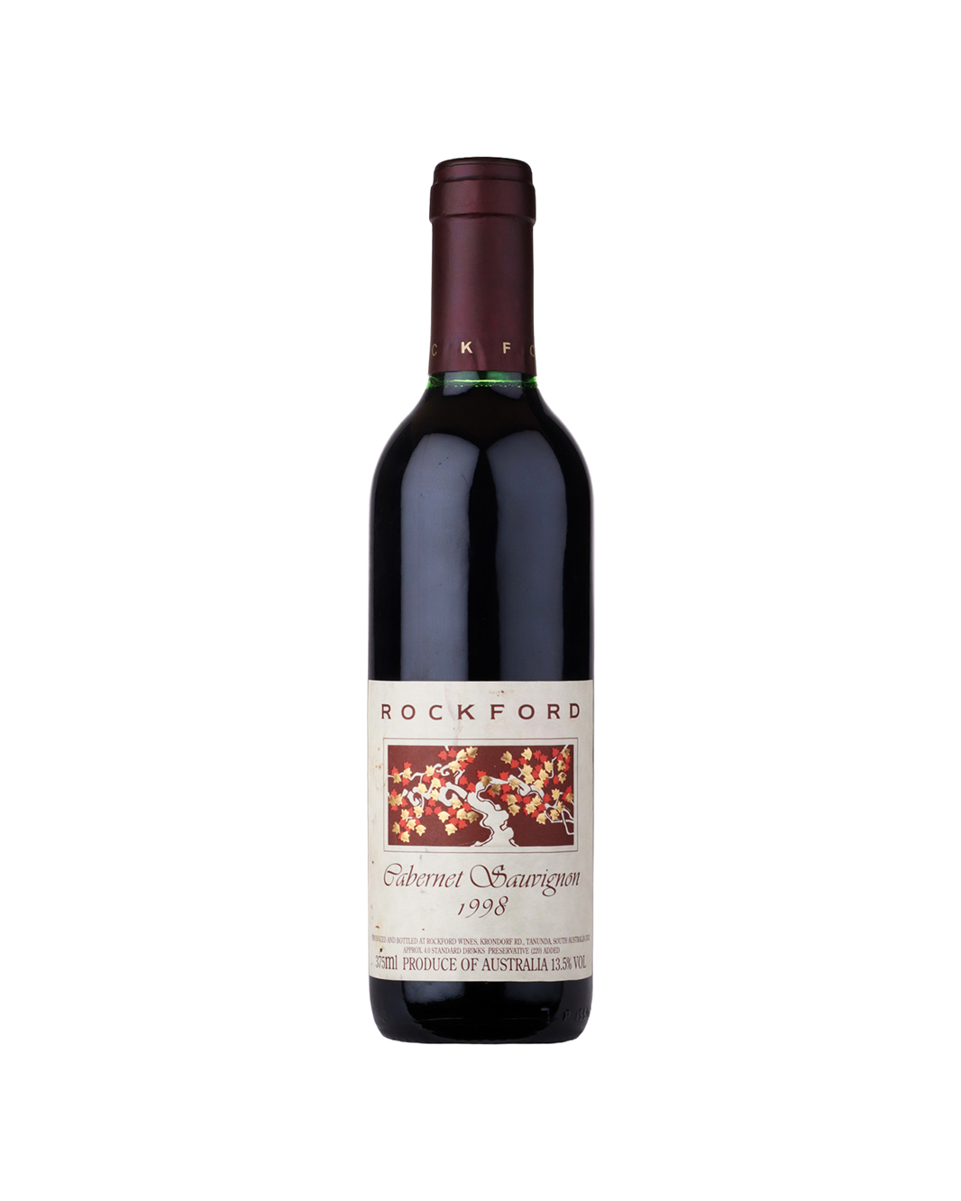 1998 Rockford Barossa Valley Cabernet Sauvignon 375ml Half Bottle cellar scuffed label