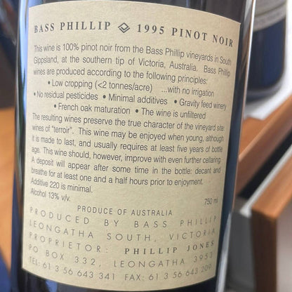 1995 Bass Phillip Estate Pinot Noir 750ml