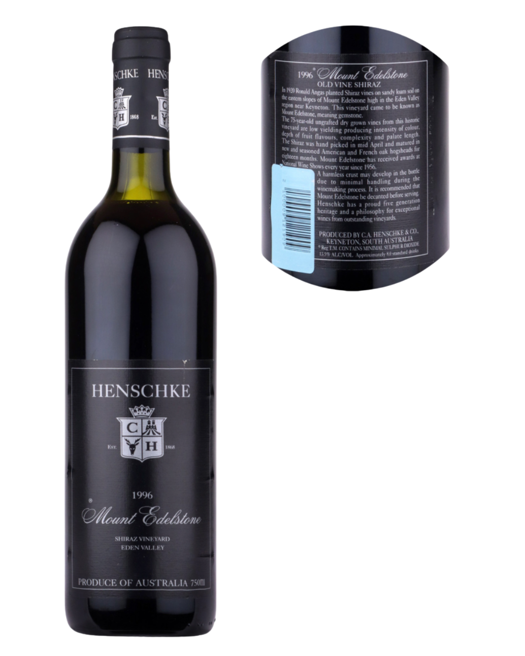 1996 Henschke Mount Edelstone Shiraz 750ml