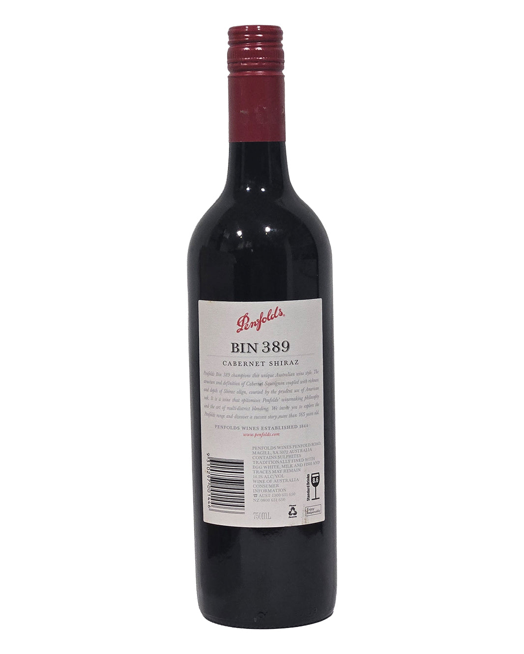 2008 Penfolds Bin 389 Cabernet Shiraz 750ml