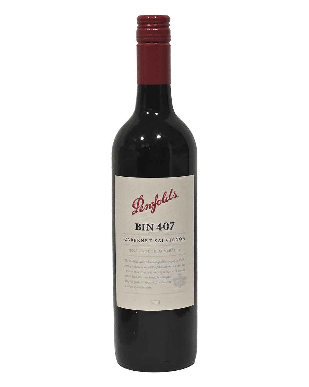 2009 Penfolds Bin 407 Cabernet Sauvignon 750ml