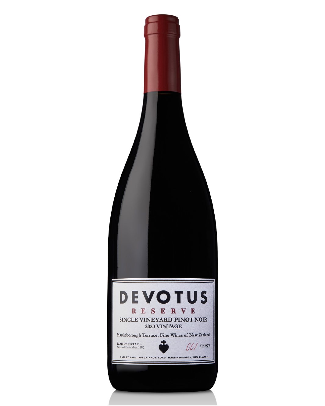 2020 Devotus Reserve Single Vineyard Pinot Noir 750ml