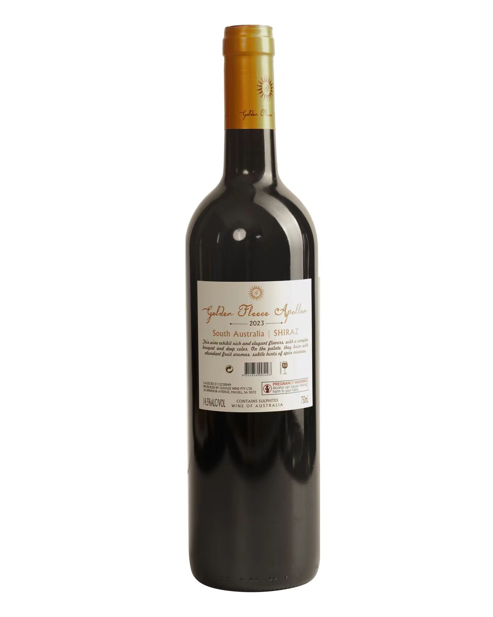 2023 Gollen Fleece Apollon Shiraz 750ml