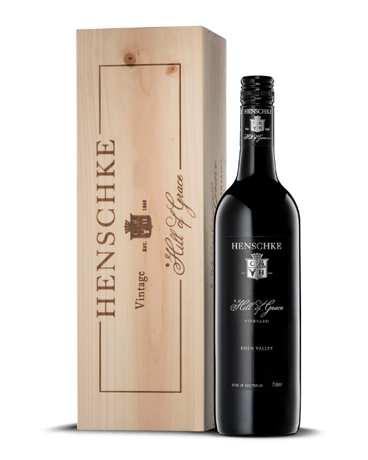 2008 Henschke Hill of Grace Shiraz 750ml Original Wood Box