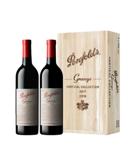 2017/2018 Penfolds Grange Twin Pack wooden Box 750ml/bottle