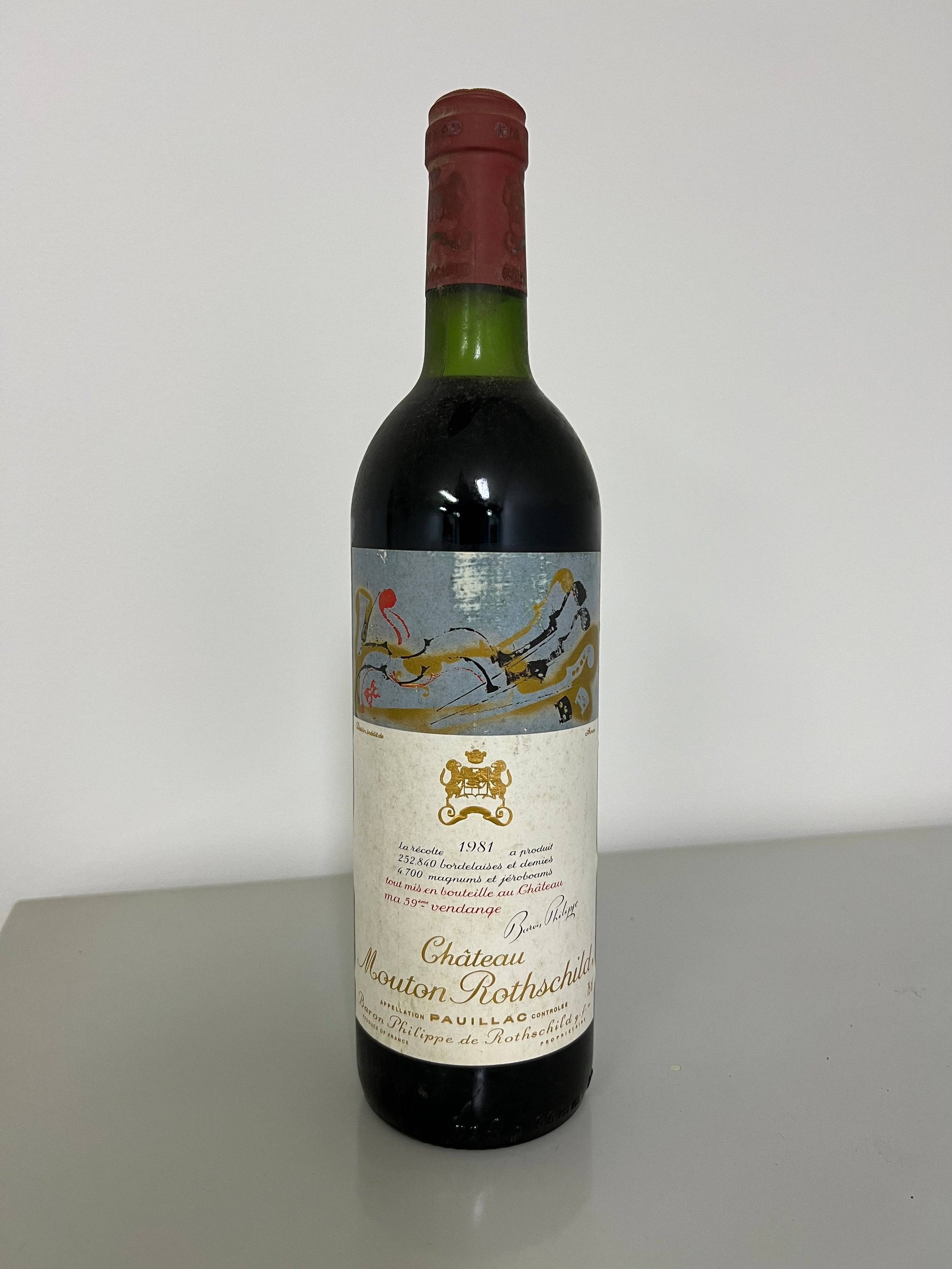 1981 Chateau Mouton Rothschild 750ml