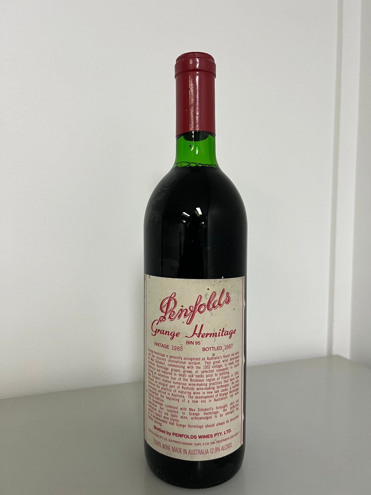 1985 Penfolds Bin 95 Grange Shiraz 750ml