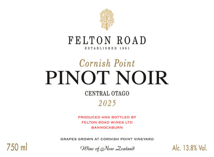 2025 Felton Road Cornish Point Pinot Noir 750ml