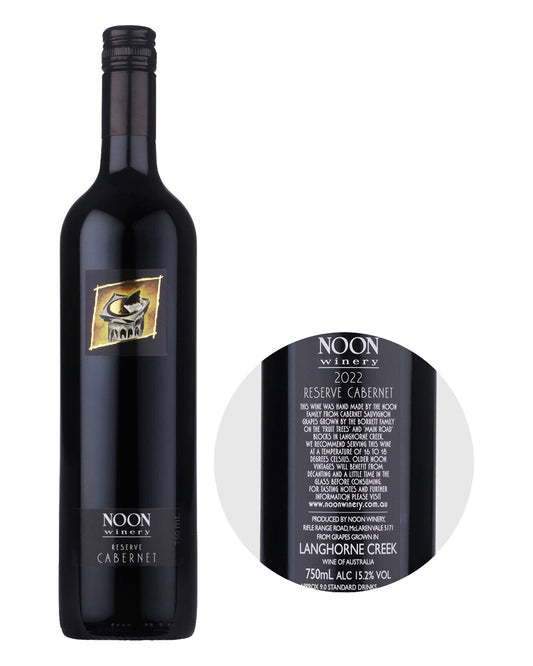 2022 Noon Winery Reserve Cabernet Sauvignon 750ml