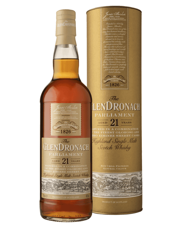 The GlenDronach 21 Year Old Parliament Single Malt Scotch Whisky 700ml