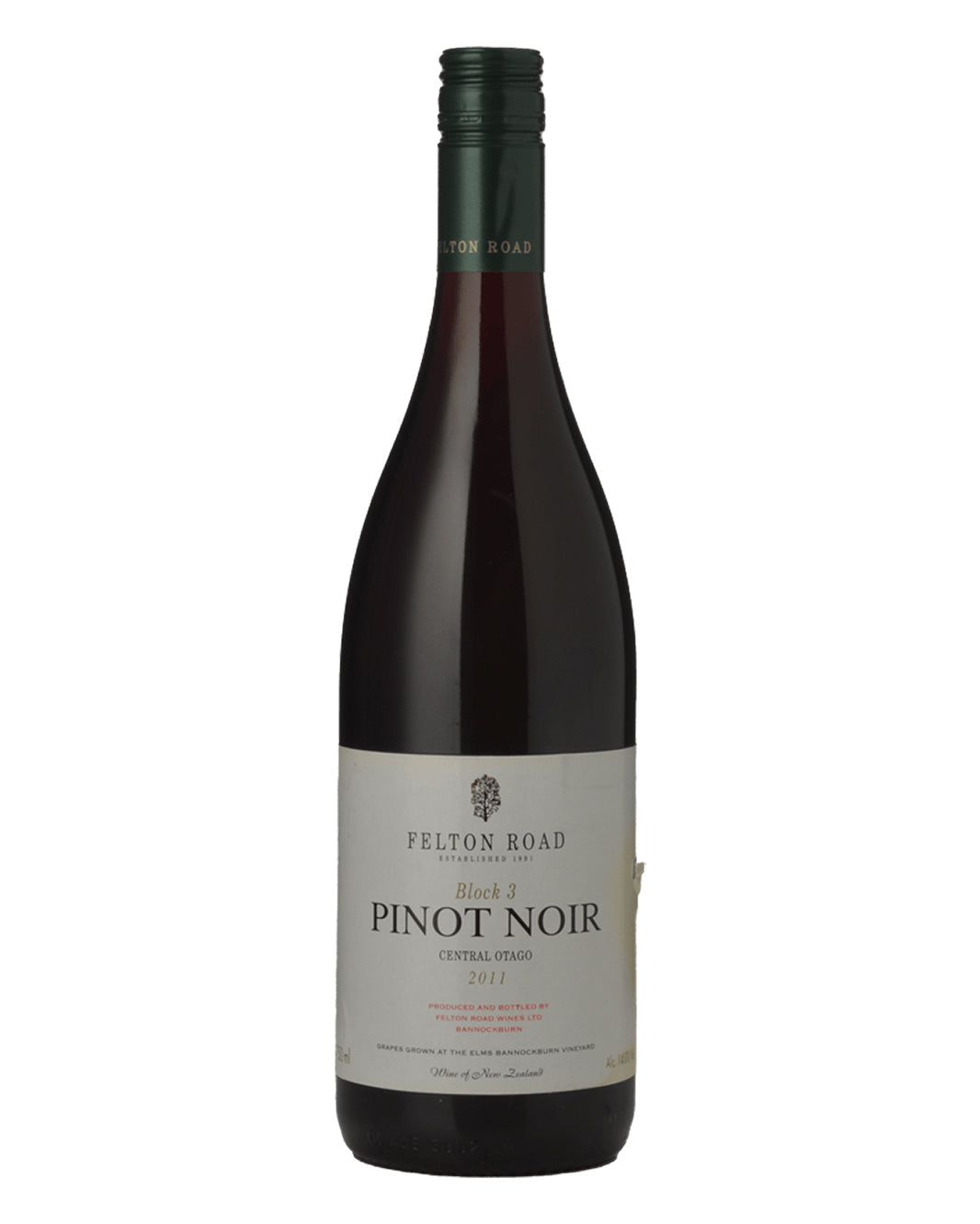 2011 Felton Road Block 3 Pinot Noir 750ml Minor Label Damage
