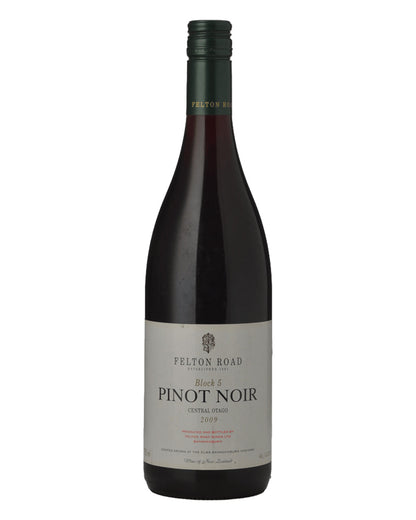 2009 Felton Road Block 5 Pinot Noir 750ml Minor Label Stain/s
