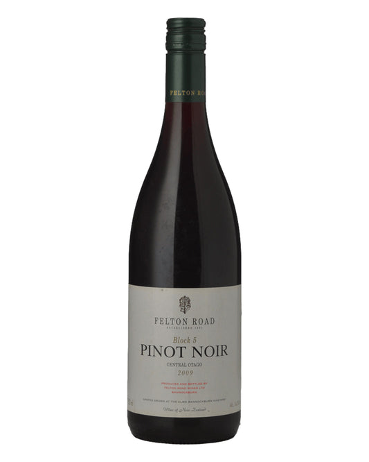 2009 Felton Road Block 5 Pinot Noir 750ml Minor Label Stain/s
