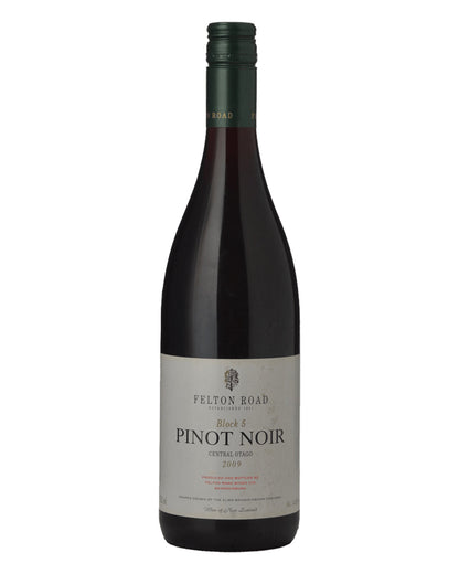 817 2009 Felton Road Block 5 Pinot Noir 750ml Minor Label Stain/s
