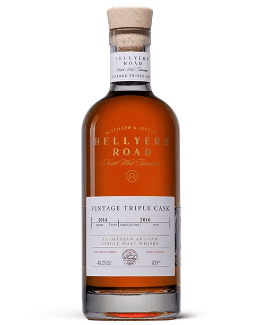 Hellyers Road Vintage Triple Cask Tasmanian Artisan Single Malt Whisky 700ml