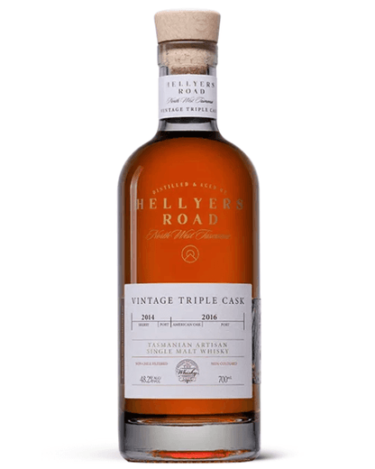 Hellyers Road Vintage Triple Cask Tasmanian Artisan Single Malt Whisky 700ml