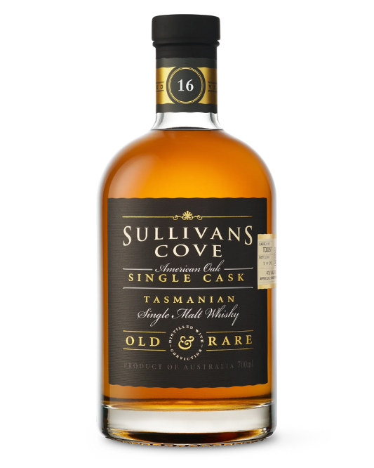 Sullivans Cove 16 YO American Oak Single Cask Old & Rare TD0207 700ml Original Wood Box