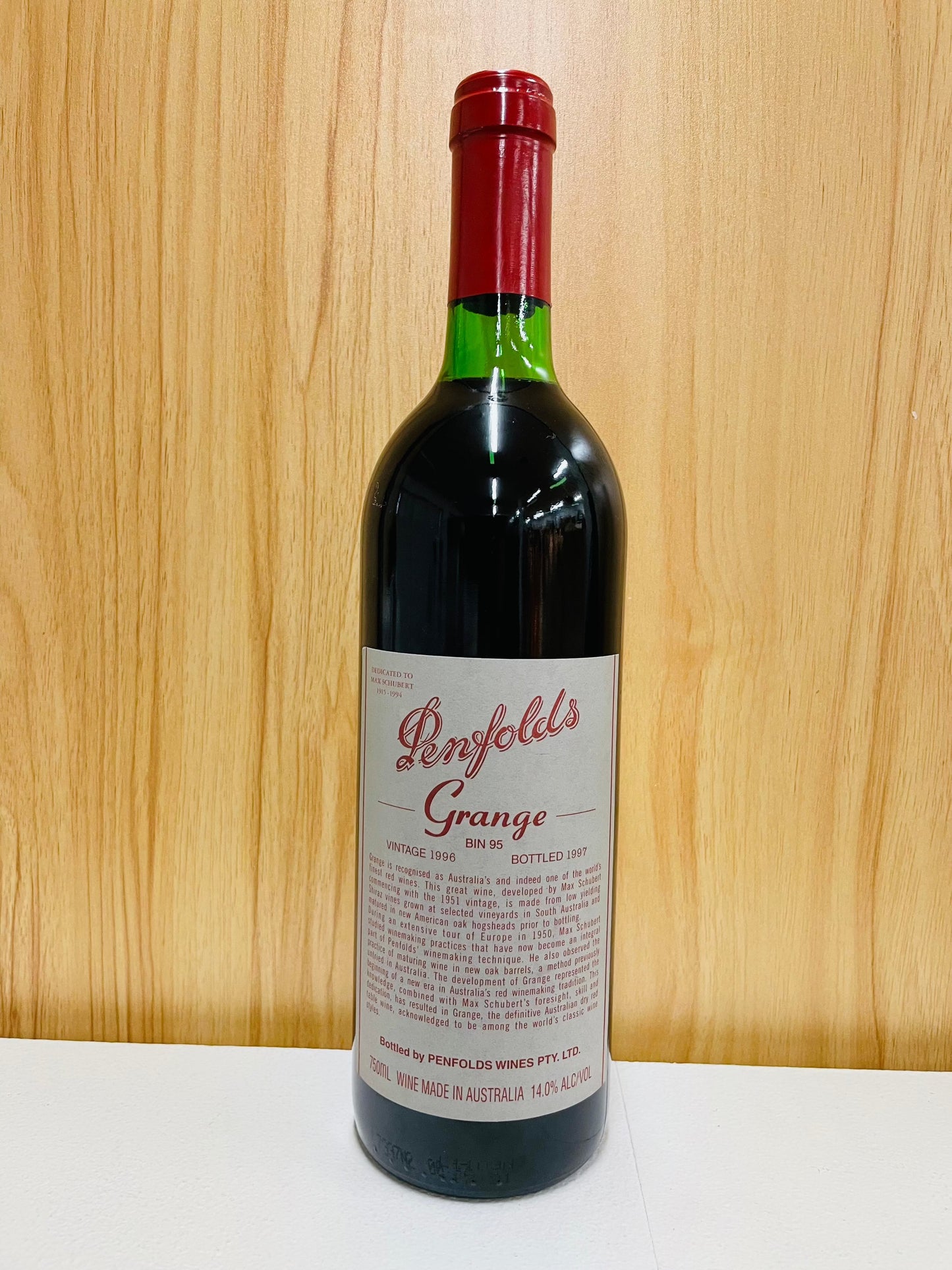 1996 年 Penfolds Bin 95 Grange Shiraz 750 毫升