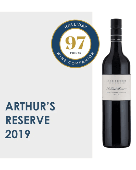 2020 Lake Breeze Arthur's Reserve Cabernet Sauvignon Petit Verdot Malbec 750ml