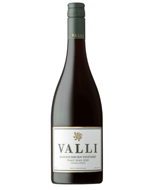 2021 Valli Wines Bannockburn Vineyard Pinot Noir 750ml