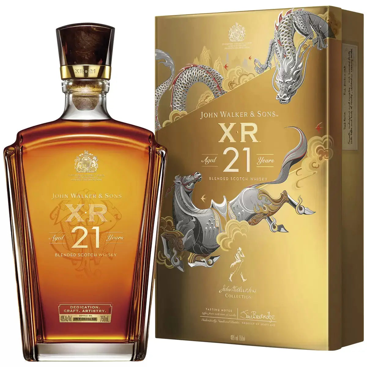 John Walker & Sons XR 21 Blended Scotch Whisky Lunar New Year Limited Edition 750 ml