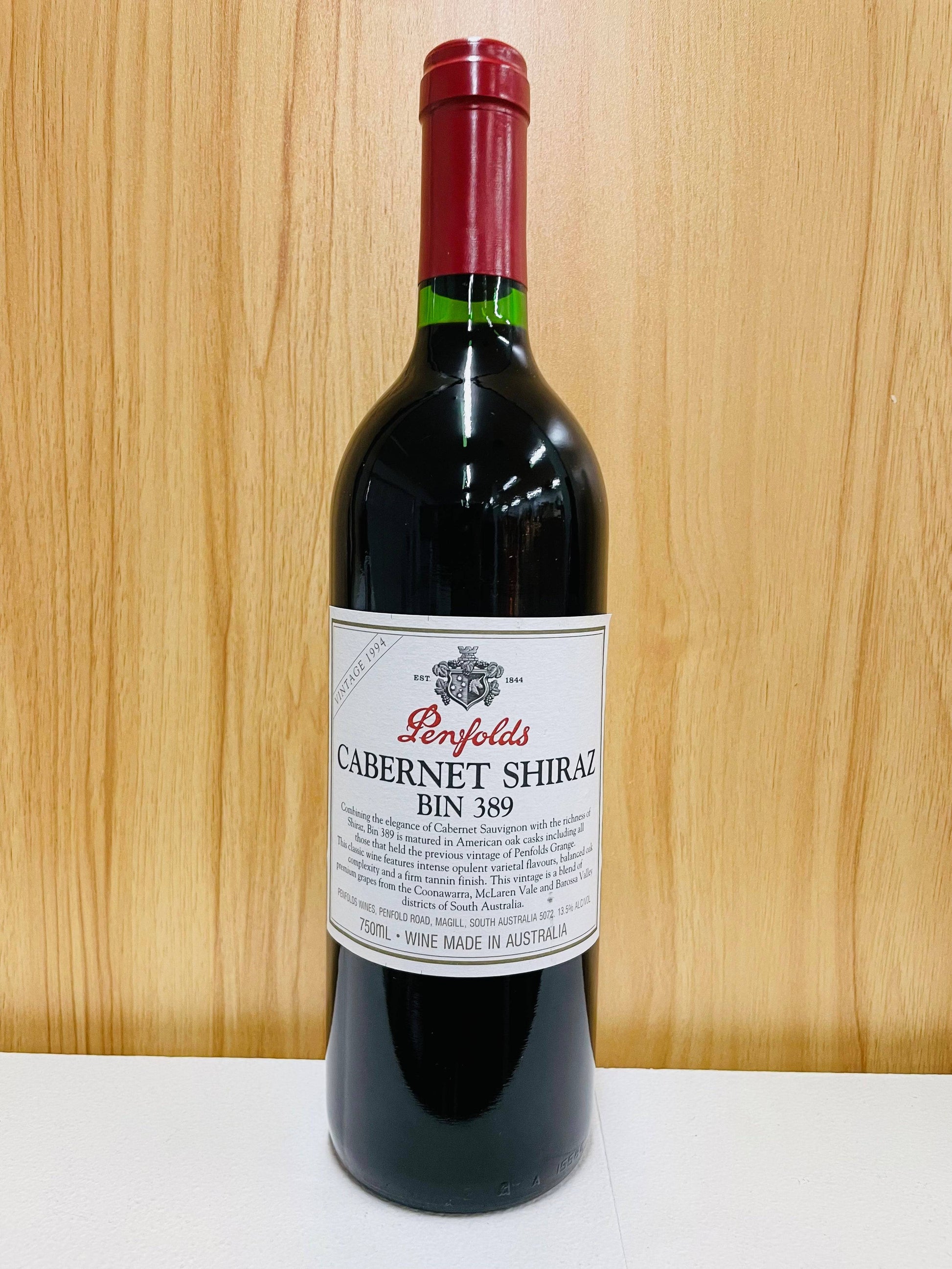 1994 Penfolds Bin 389 Cabernet Shiraz 750ml